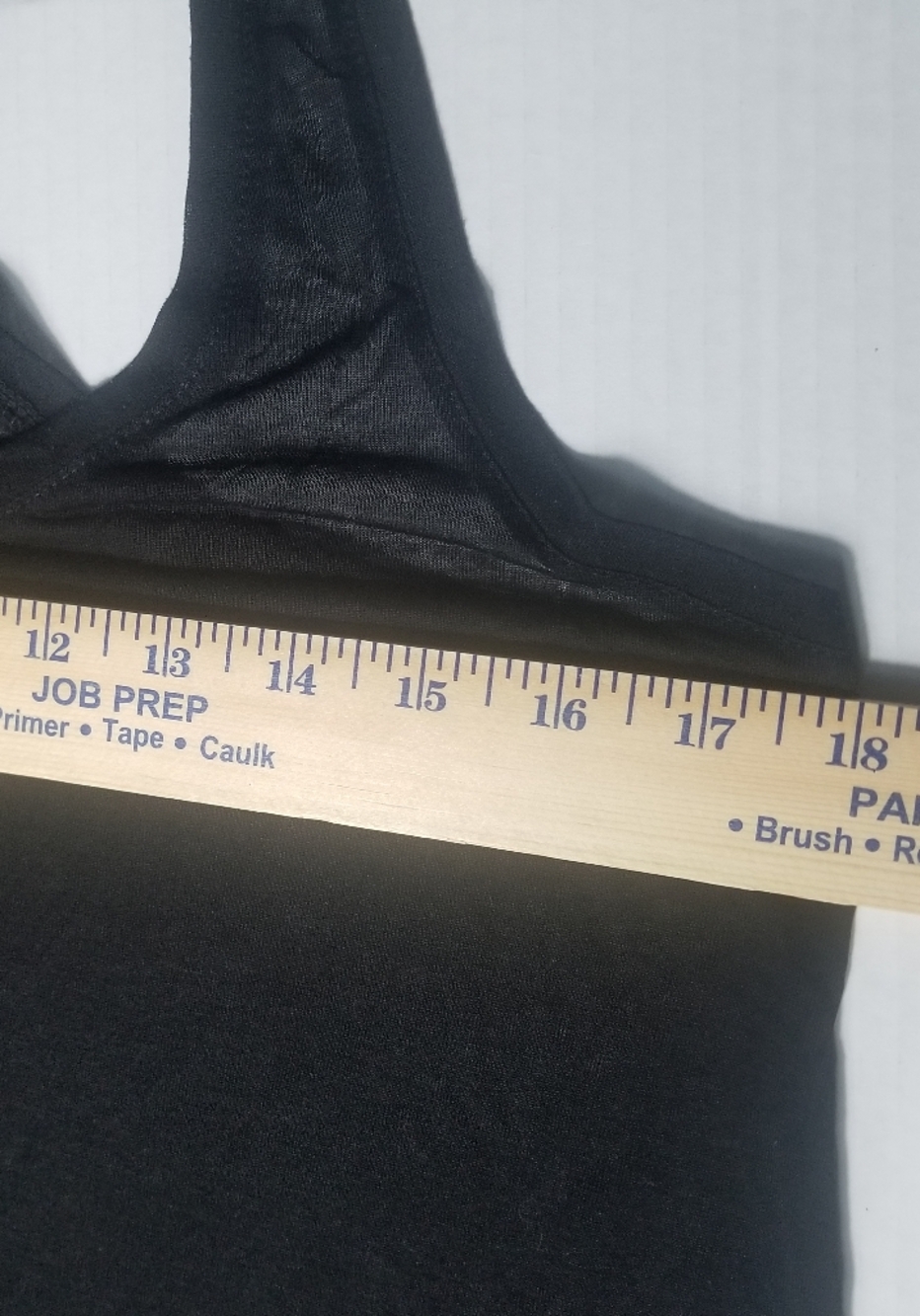 AZUR WOMEN'S BLACK SHEER TANK TOP SIZE LARGE - Picture 8 of 9